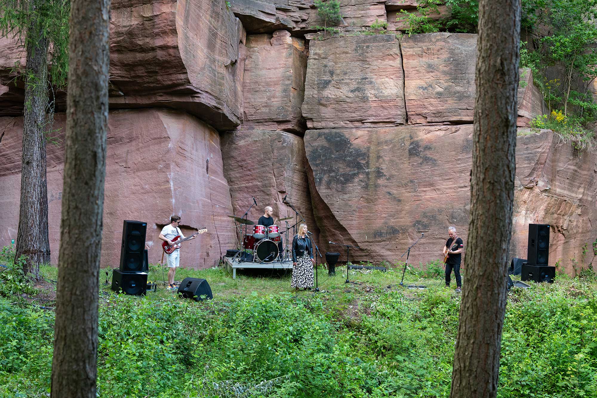 Punkt widokowy w kamieniołomie Ciosowa