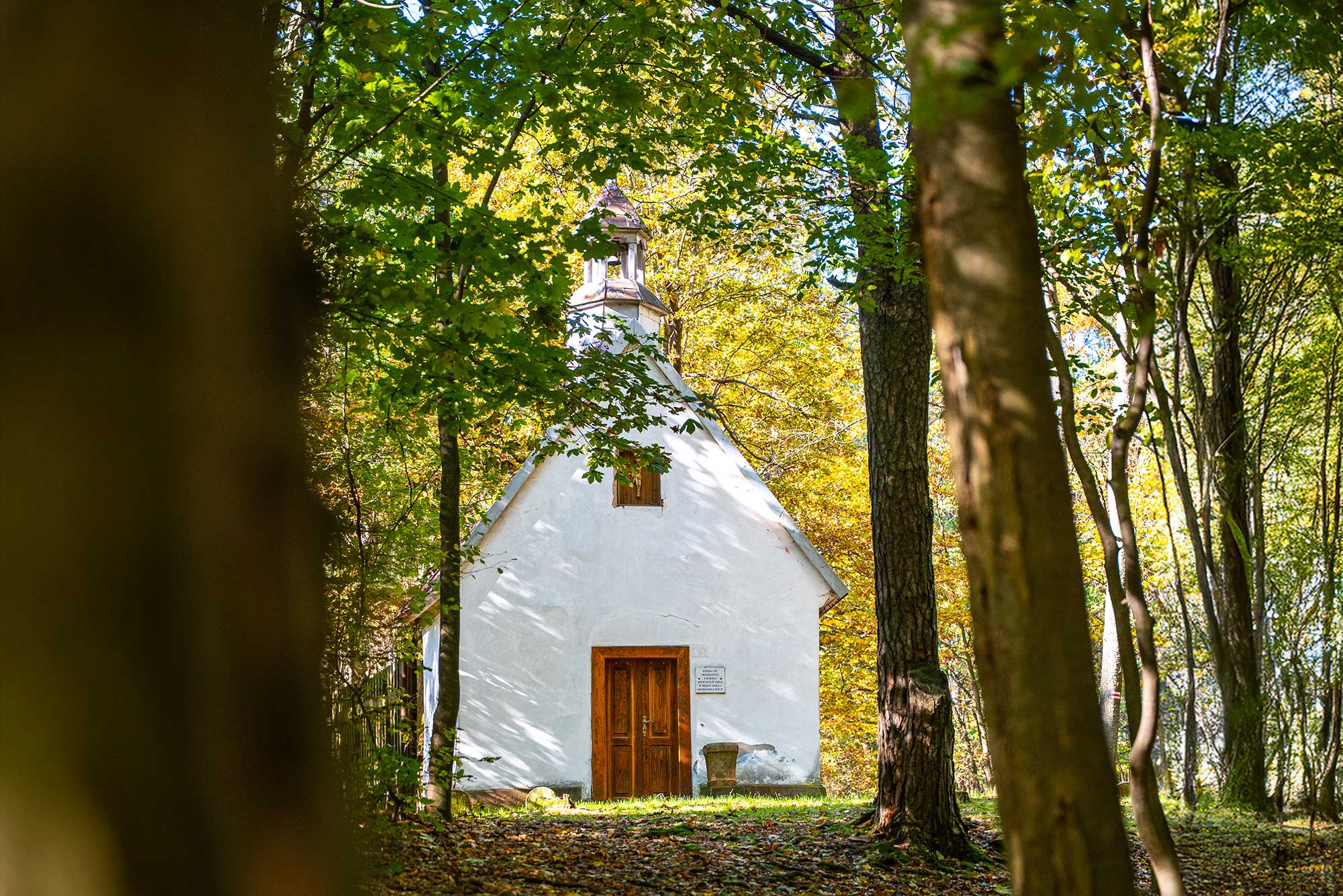Kaplica Przemienienia Pańskiego i Rezerwat Kręgi Kamienne na Górze Grodowej