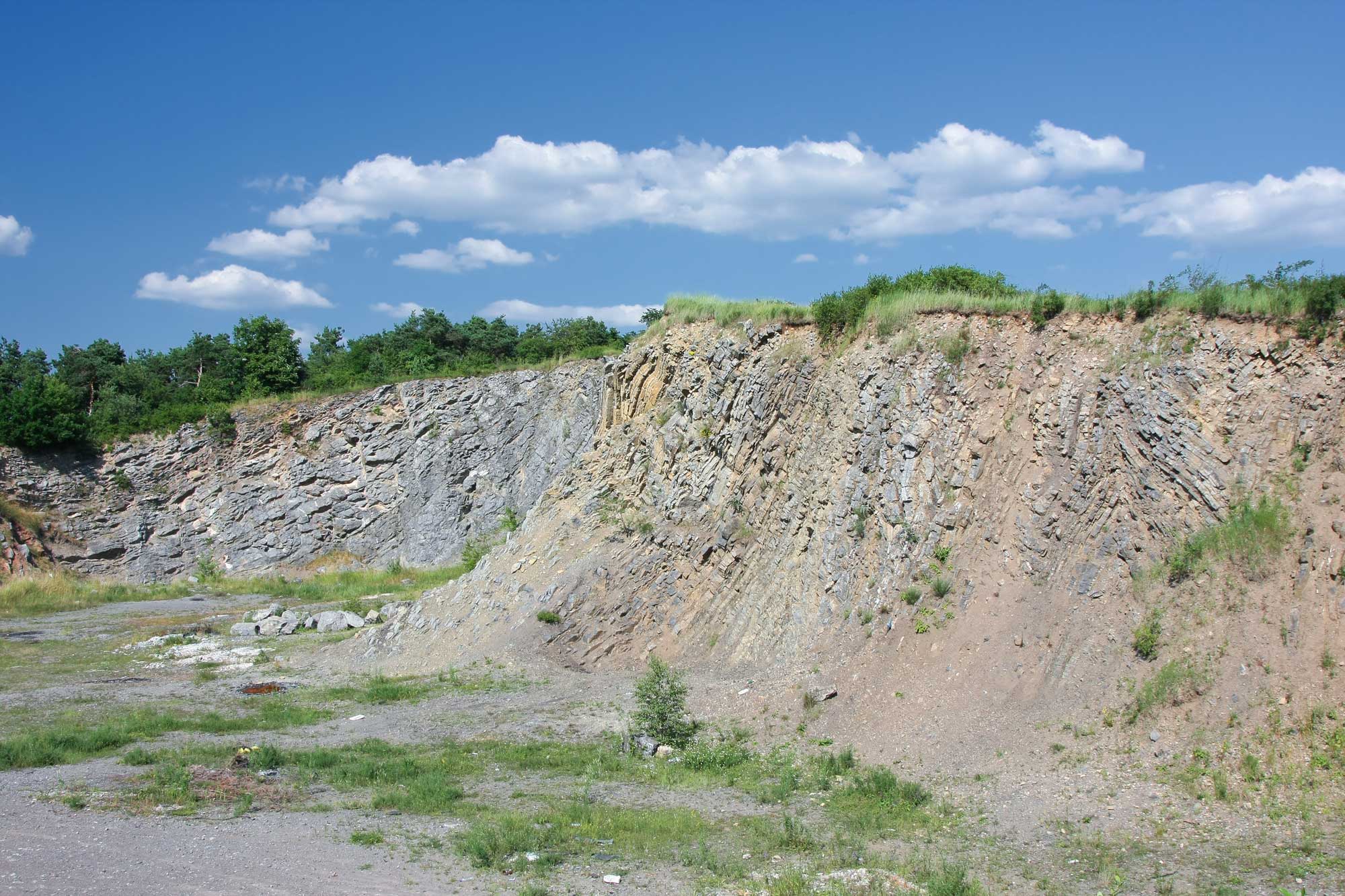stanowisko geologiczne w gminie Miedziana Góra