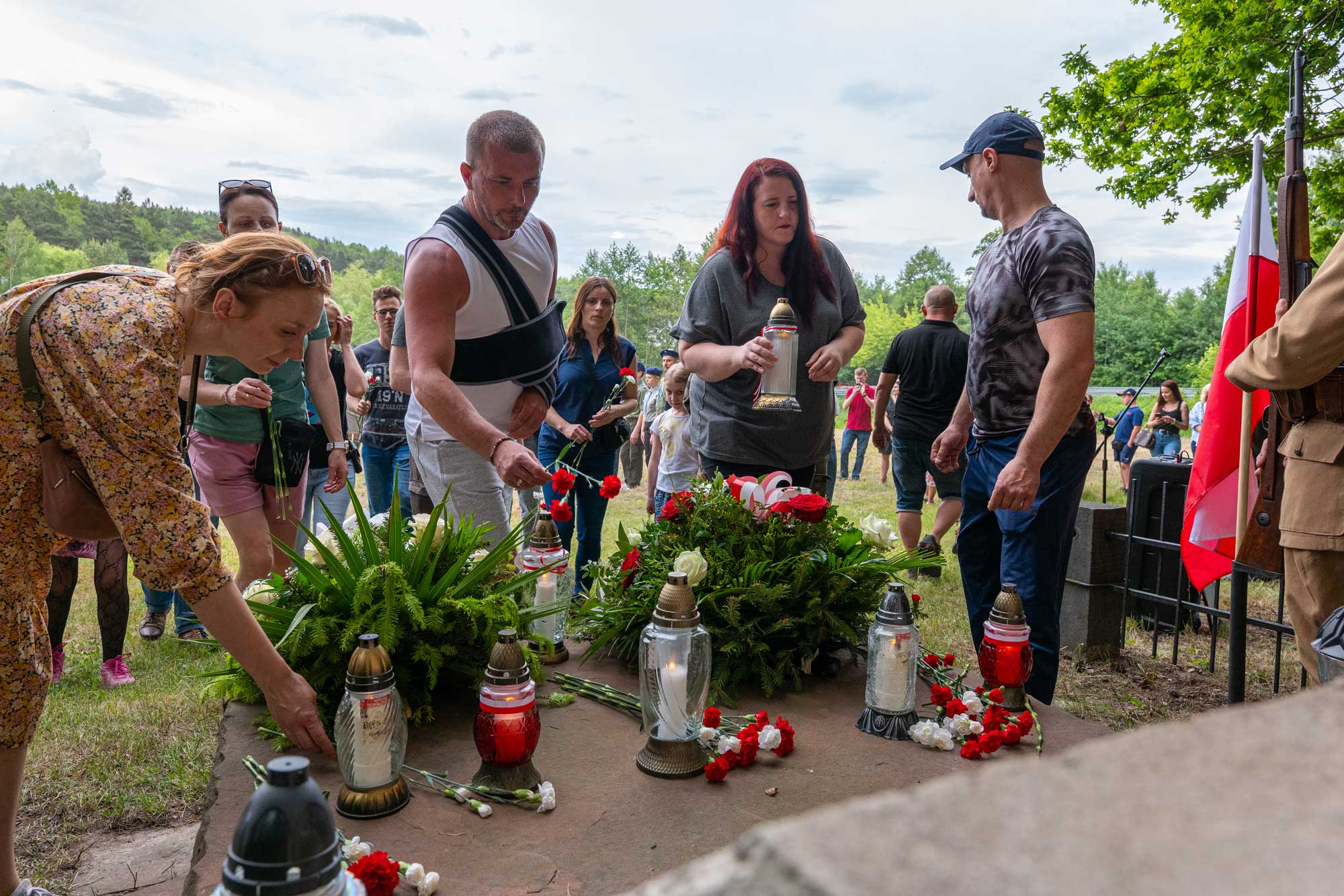 Pomnik AK pod Górą Wykieńską Ciosowa
