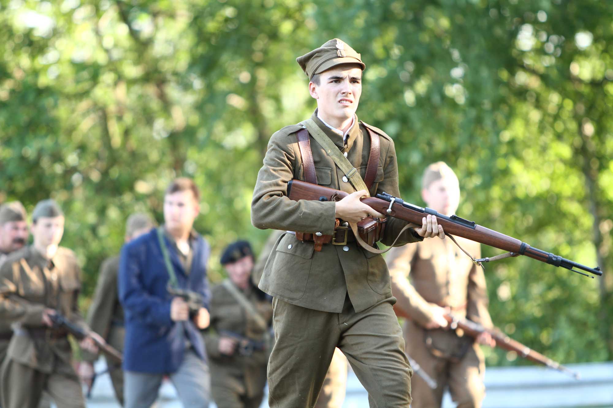 Ciosowa wilk partyzanci