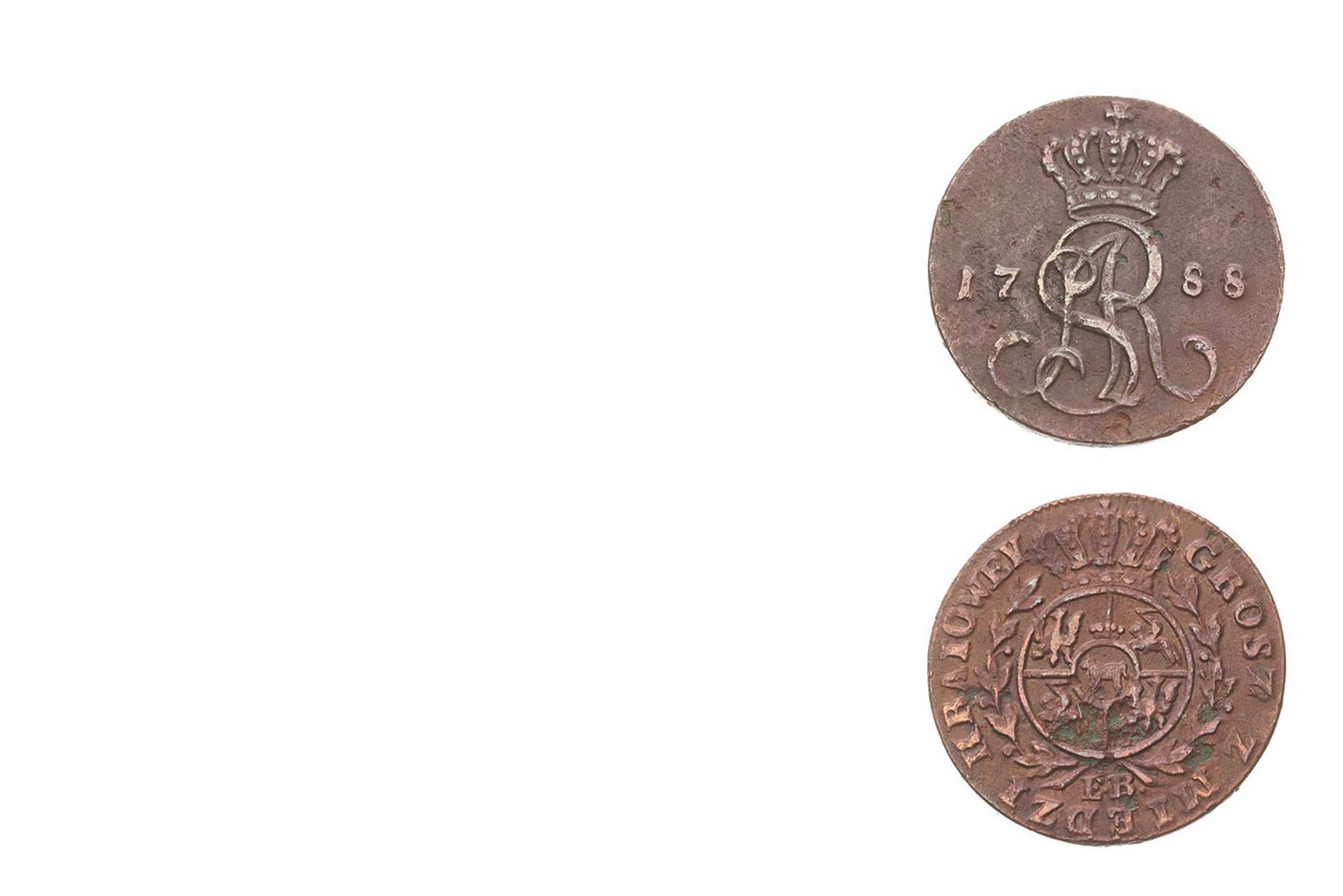 Moneta grosz Miedziana Góra